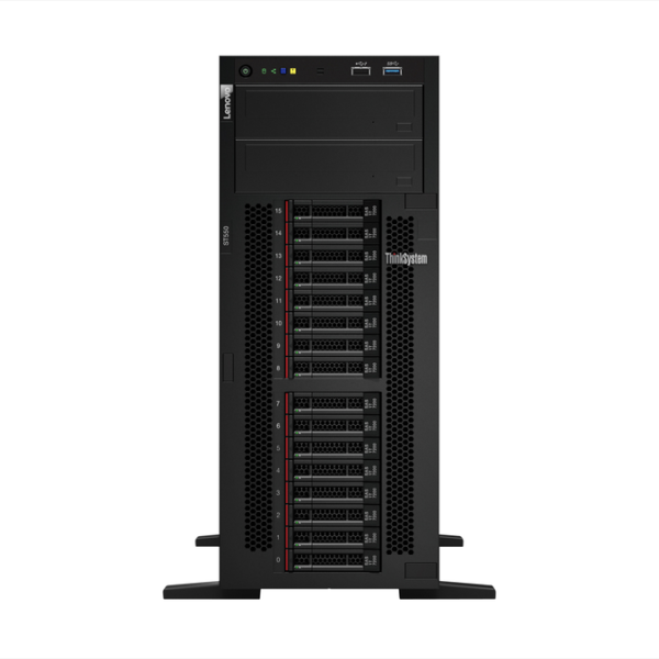 Lenovo ST550 Xeon Silver 4210R (10C 2.4GHz 13.75MB Cache/100W) 32GB 2933MHz (1x32GB, 2Rx4 RDIMM), O/B, 930-8i, 1x750W Titanium, XCC Enterpr ise , No DVD,7X10A0F3EA