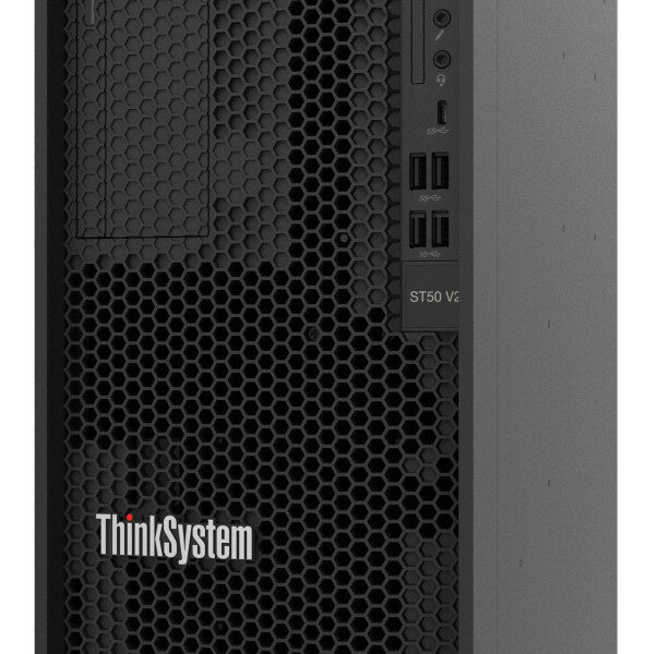 Lenovo ST50 V2 Xeon E-2324G (4C 3.1GHz 8MB Cache/65W), SW RAID, 2x960GB Micron 5400 Pro SSD, 1x16GB, 500W 94% Efficiency, No DVD, 3 year,7D8JA043EA