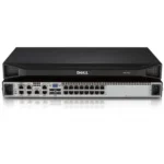 Dell DMPU2016-G01 16-port remote KVM switch with 2 remote users, 1 local user, dual Power supply