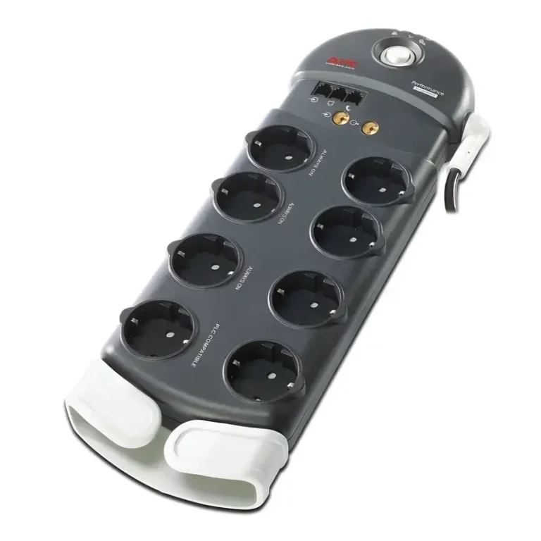APC Performance SurgeArrest 8-outlet surge protector with phone and coaxial protection 230V for home and office equipment