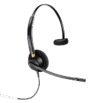 Poly EncorePro 510 Monaural Headset + Quick Disconnect | Noise-Canceling Mic | Acoustic Protection | Lightweight Contact Center Headset | 783Q2AA