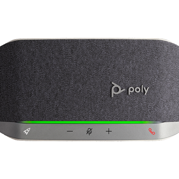 Poly Sync 20 USB-A Speakerphone | Portable Bluetooth + USB Audio | 3-Mic Noise Reduction | Smartphone Charging | 20-Hour Battery | SKU 772D2AA