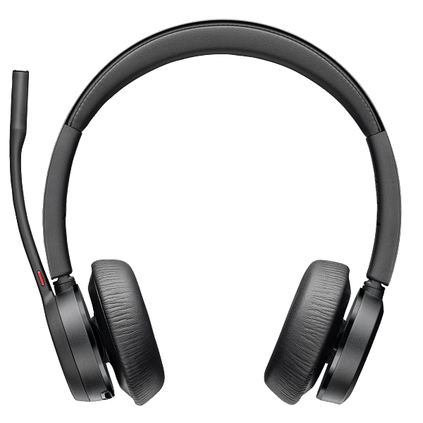 Poly Voyager 4320 USB-C Wireless Stereo Headset | BT700 Adapter | 50m Range | 24-Hour Talk Time | Acoustic Fence Noise-Cancelling Mic | UC Optimized | SKU 76U50AA