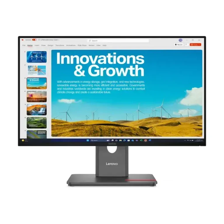 View of Lenovo ThinkVision P24QD-40 Monitor