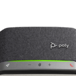 Poly Sync 20+ USB-A Speakerphone | 3-Mic Array | Full-Duplex Audio | Bluetooth + USB Connectivity | 20-Hour Battery | Smartphone Charging | UC-Certified | SKU 772C6AA