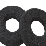 Poly Savi 7300 Leatherette Ear Cushions (Pair) | Replacement Earpads for Savi 7300 Series Headsets | Soft & Durable | 783Q8AA