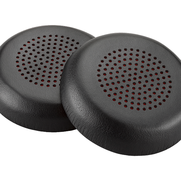 Poly Voyager Focus 2 Leatherette Ear Cushions (2 Pieces) | Genuine Replacement | All-Day Comfort Upgrade | SKU 783R8AA