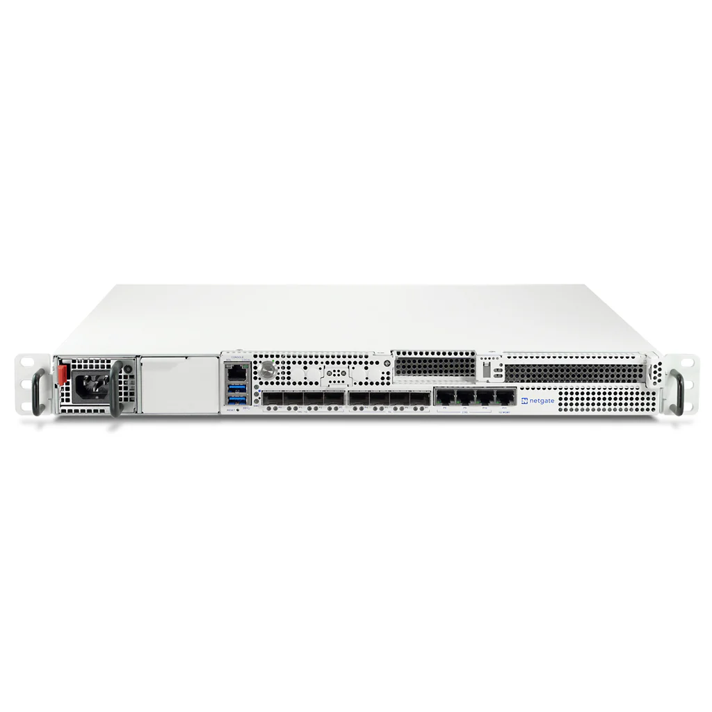 View of Netgate 8300 BASE pfSense+ Security Gateway