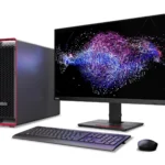 View of Lenovo P8 ThinkStation Tower WorkStation