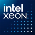 View of LOGO of Intel Xeon Processor