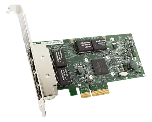 View of Lenovo ThinkSystem Broadcom 5719 1GbE 4-Port PCIe Ethernet Adapter