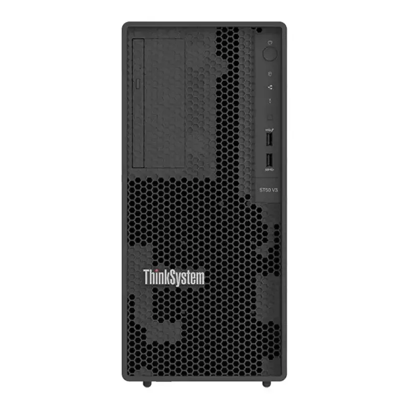 View of Lenovo ThinkSystem ST50 V3 Tower Server