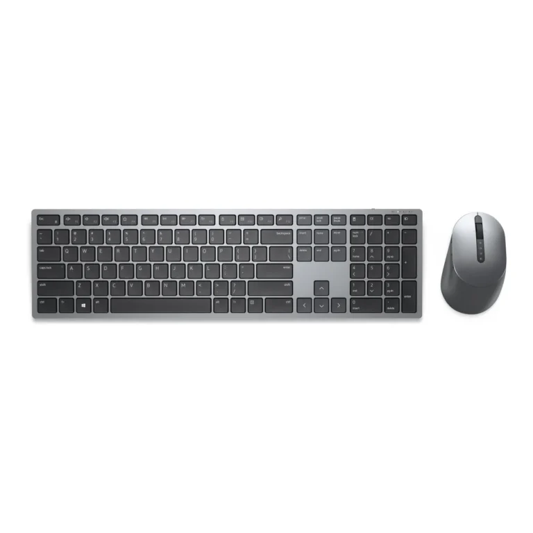 Front View of Dell Premier Multi-Device Wireless Keyboard and Mouse KM7321W