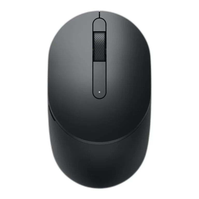 Top View of Dell Mobile Wireless Mouse MS3320W Black Bluetooth & RF Mouse