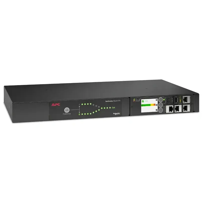 View of APC NetShelter AP4423A Rack Automatic Transfer Switch View of APC NetShelter AP4423A Rack Automatic Transfer Switch