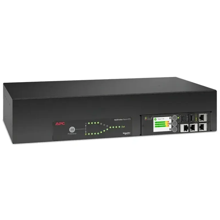 View of APC NetShelter AP4424A Rack Automatic Transfer Switch