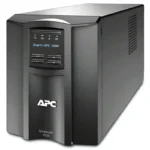 View of APC Smart-UPS SMT1000IC 1000VA Tower UPS with SmartConnect and SmartSlot