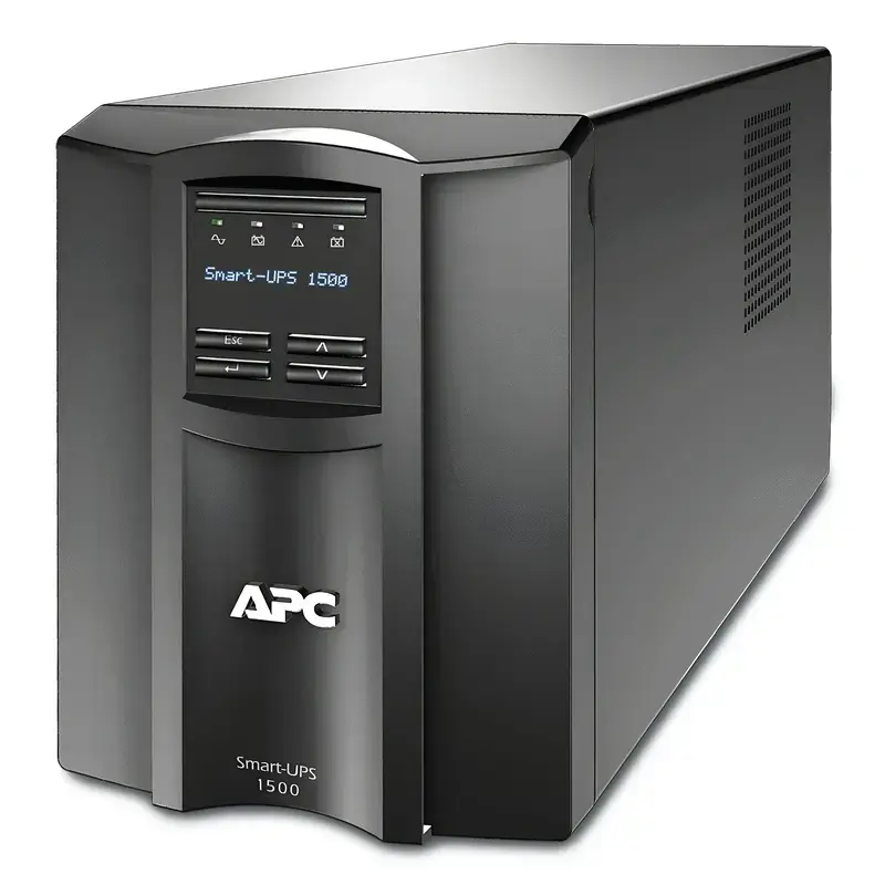View of APC Smart-UPS SMT1500IC 1500VA Tower UPS with SmartConnect and SmartSlot View of APC Smart-UPS SMT1500IC 1500VA Tower UPS with SmartConnect and SmartSlot