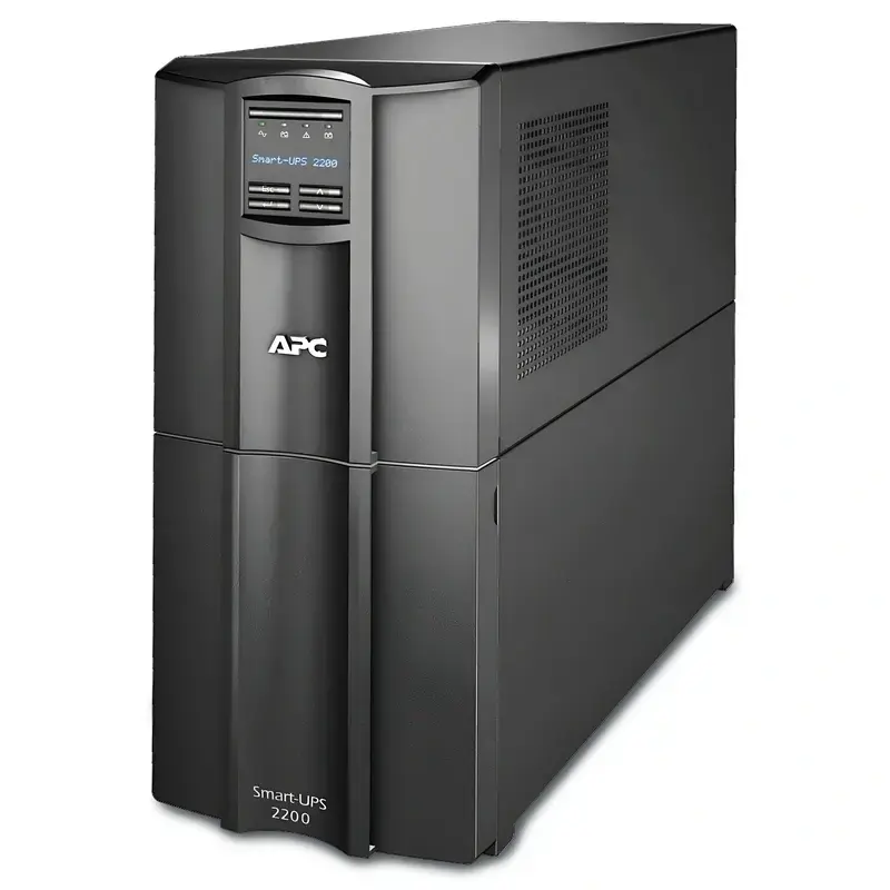 View of APC Smart-UPS SMT2200IC 2200VA Tower UPS with SmartConnect and SmartSlot View of APC Smart-UPS SMT2200IC 2200VA Tower UPS with SmartConnect and SmartSlot