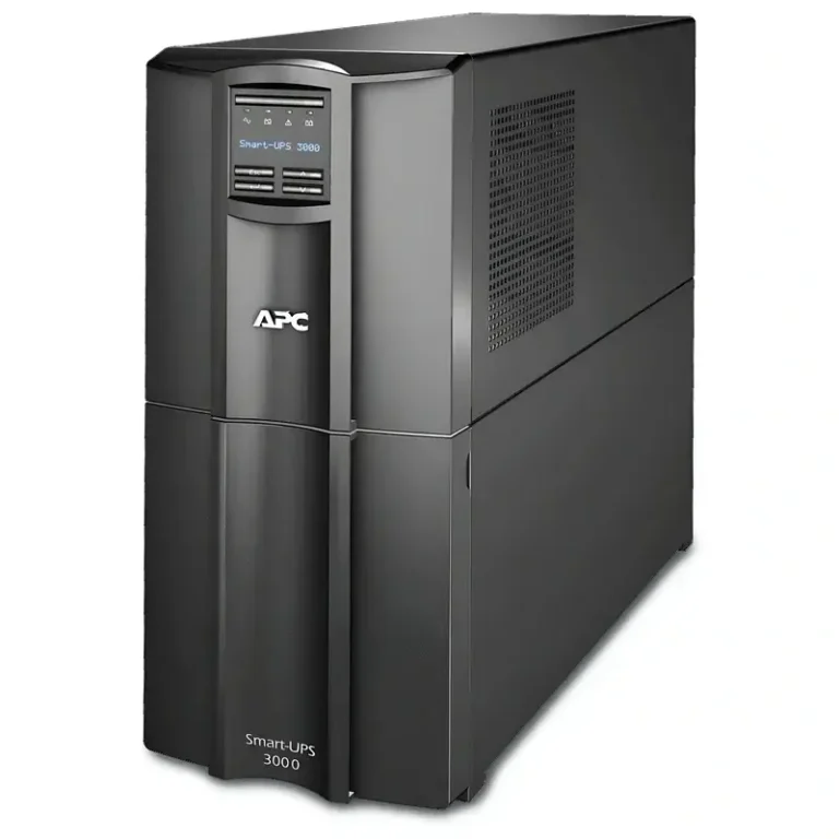 View of APC Smart-UPS SMT3000IC 3kVA Tower UPS with SmartConnect and SmartSlot