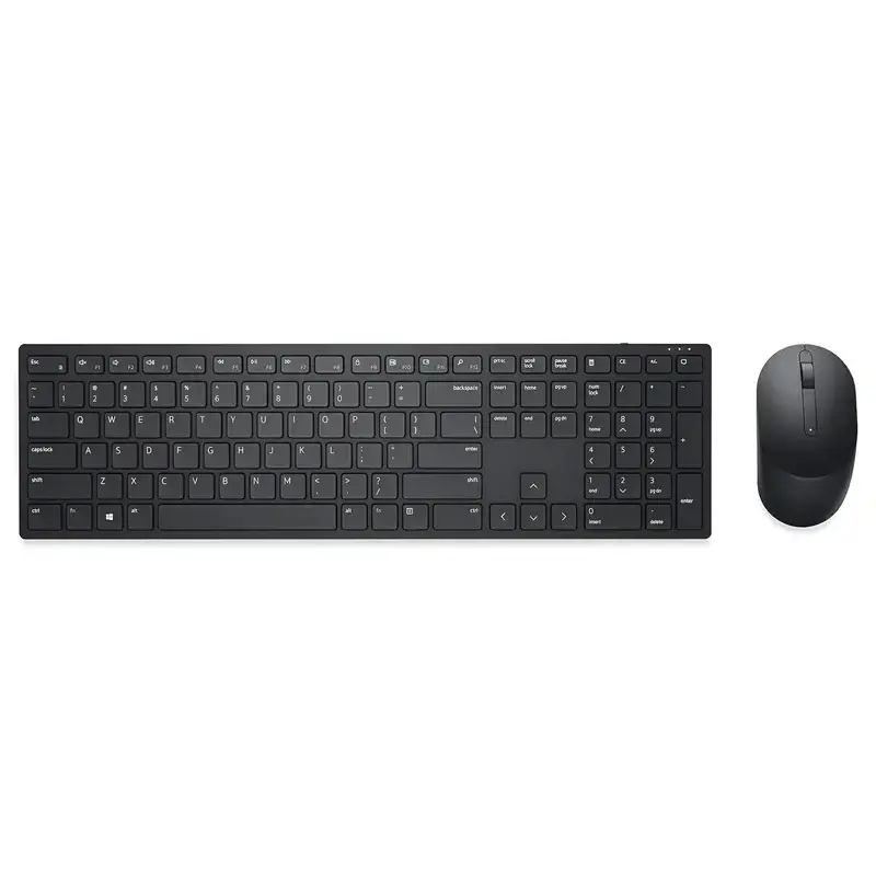 View of Dell Pro Wireless Keyboard and Mouse KM5221W View of Dell Pro Wireless Keyboard and Mouse KM5221W