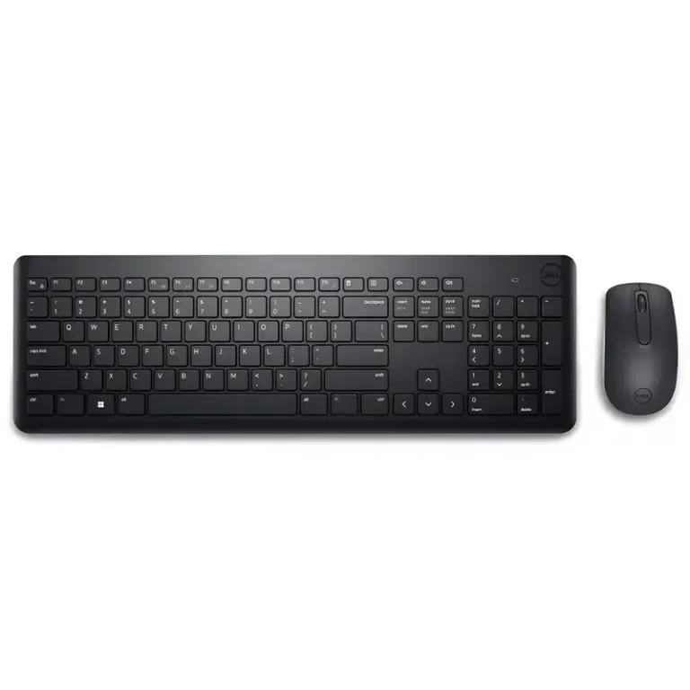 View of Dell Wireless Keyboard and Mouse KM3322W