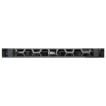 Dell PowerEdge R660xs rack server front panel with a silver geometric security bezel, Dell logo, and status LED indicator.