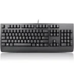 Lenovo Preferred Pro II wired USB keyboard with full-size QWERTY layout dedicated numeric keypad and status indicators.