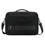 Lenovo ThinkPad Professional 14-inch Topload Gen 2 case front with leather accent strip embossed logo and shoulder strap.