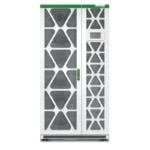 Schneider Electric Easy UPS 3L 3-phase UPS E3LUPS600KHS, front profile with triangular ventilation mesh doors.