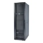 Schneider Electric Symmetra PX 160kW modular UPS frame SYCF160KH, angled profile showing black server rack tower cabinet body.